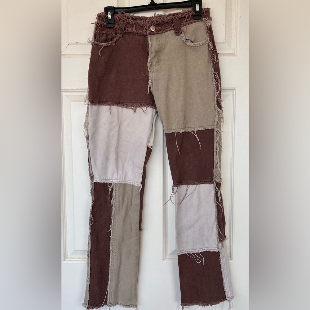 Jaded London Women’s Boyfriend‎ Patchwork Jeans Size 26